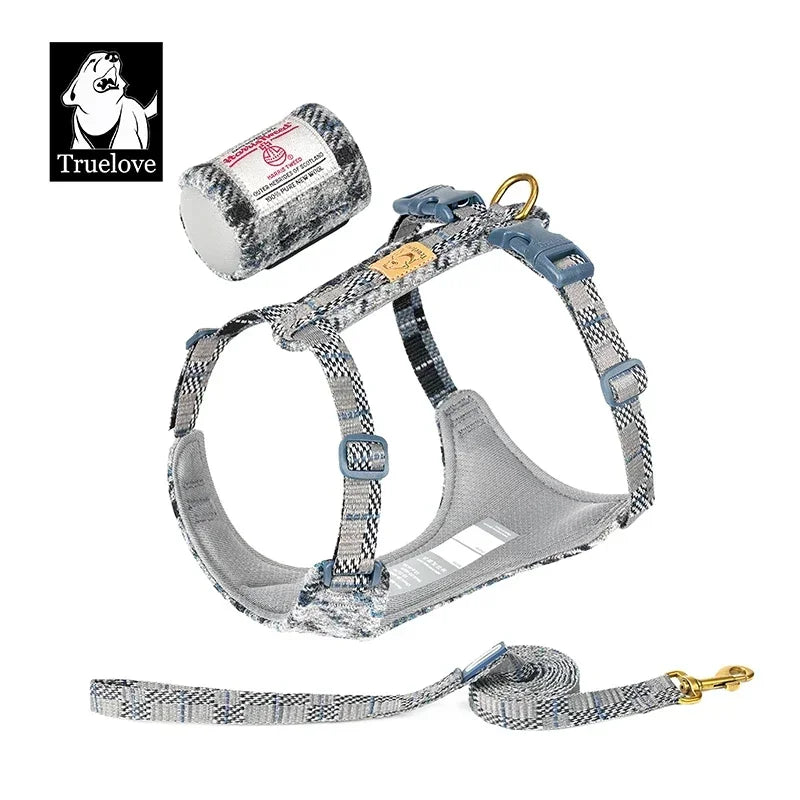 Harnais Tweed Sans Traction pour Chien - Style et Confort