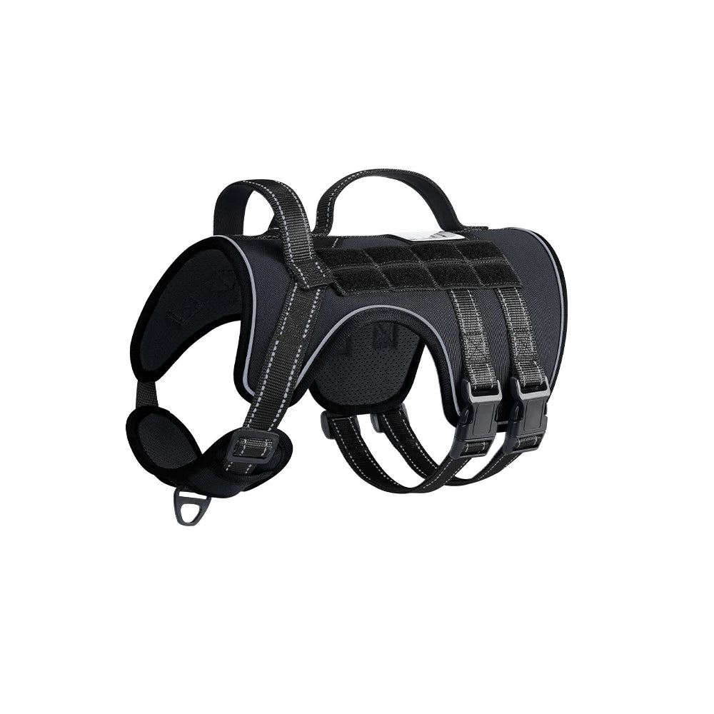 Harnais Tactique 3D Anti-Traction pour Chien Moyen/Grand - Réfléchissant