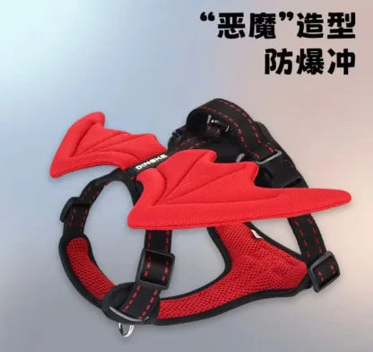Harnais Anti-Traction Ailes 3D pour Chien et Chat - Anti-Évasion