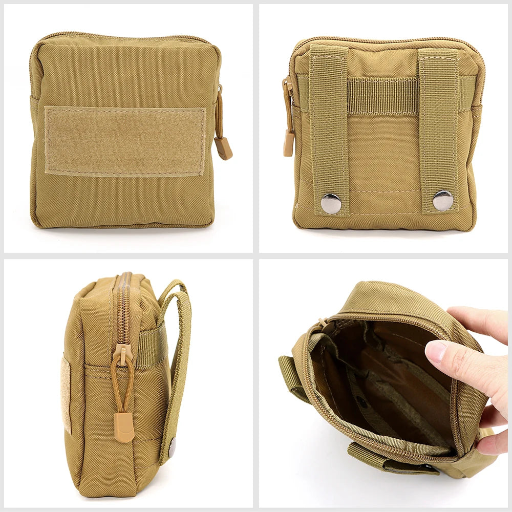 Harnais Militaire Durable en Nylon pour Chien - avec 2 Sacs