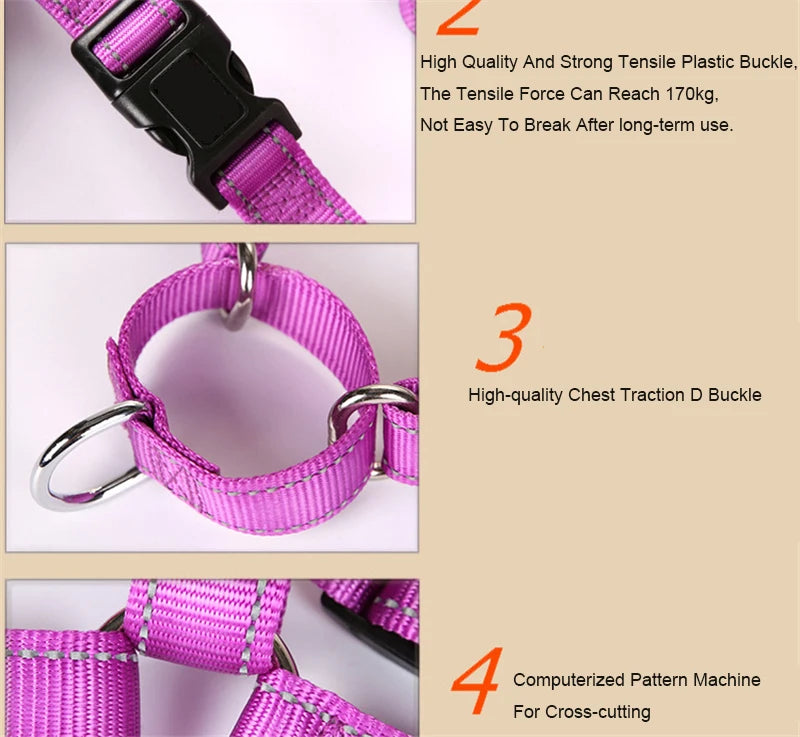Harnais Easy Walk Sans Traction pour Chien - Clip Frontal