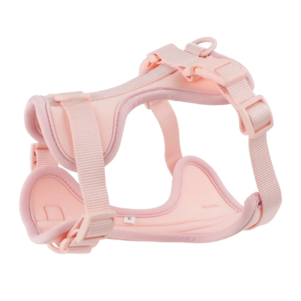 Harnais et Laisse Double en PVC pour Chien - Confortable, Respirant
