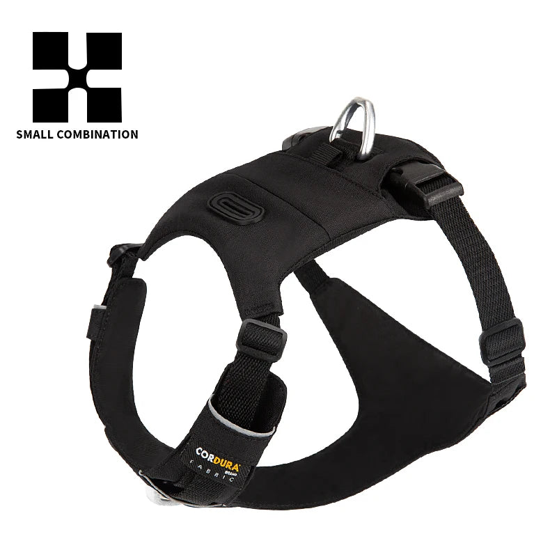 Harnais Sangle Nylon Réfléchissante pour Petit et Moyen Chien