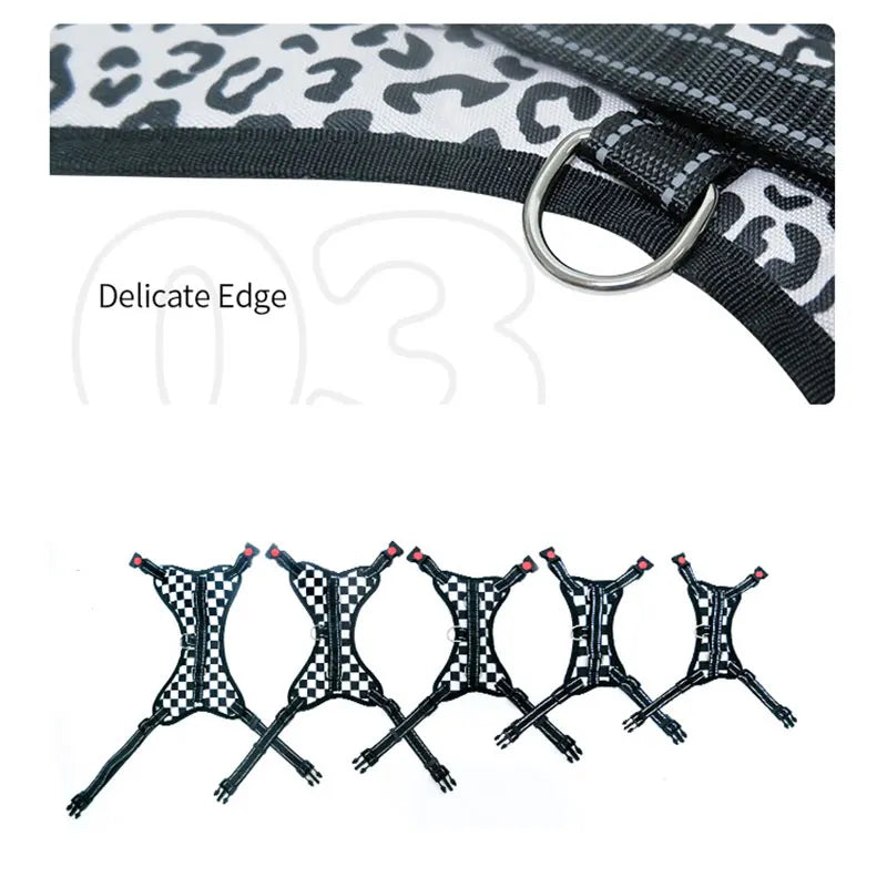 Harnais Nylon Robuste pour Chien - Réglable, Extra Large