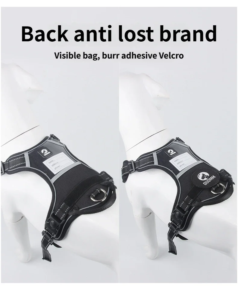 Harnais Type Veste pour Chien - Toutes Races, Résistant aux Chocs