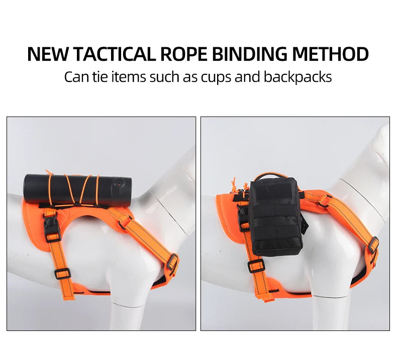Harnais Multifonction en Nylon pour Chien - Toutes Tailles