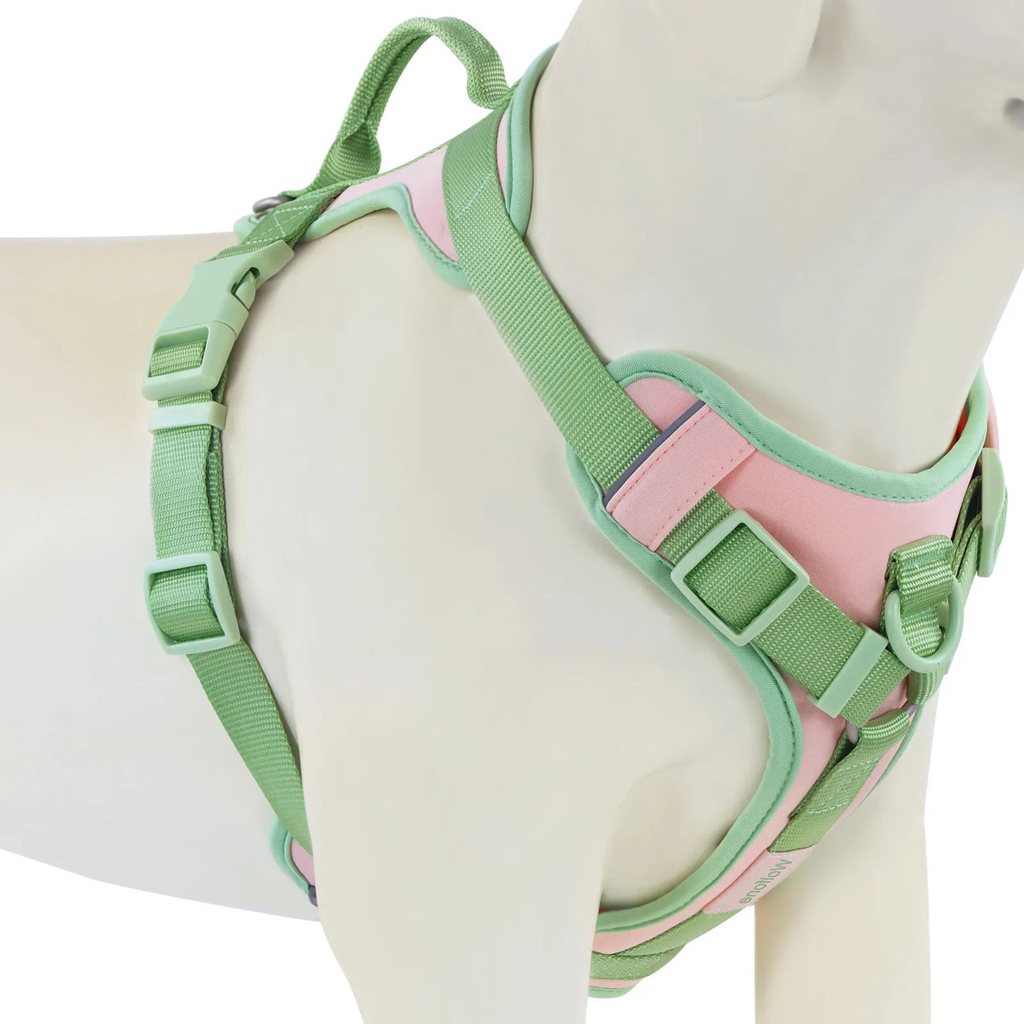 Harnais Personnalisable Anti-Traction pour Chien - Contrasté