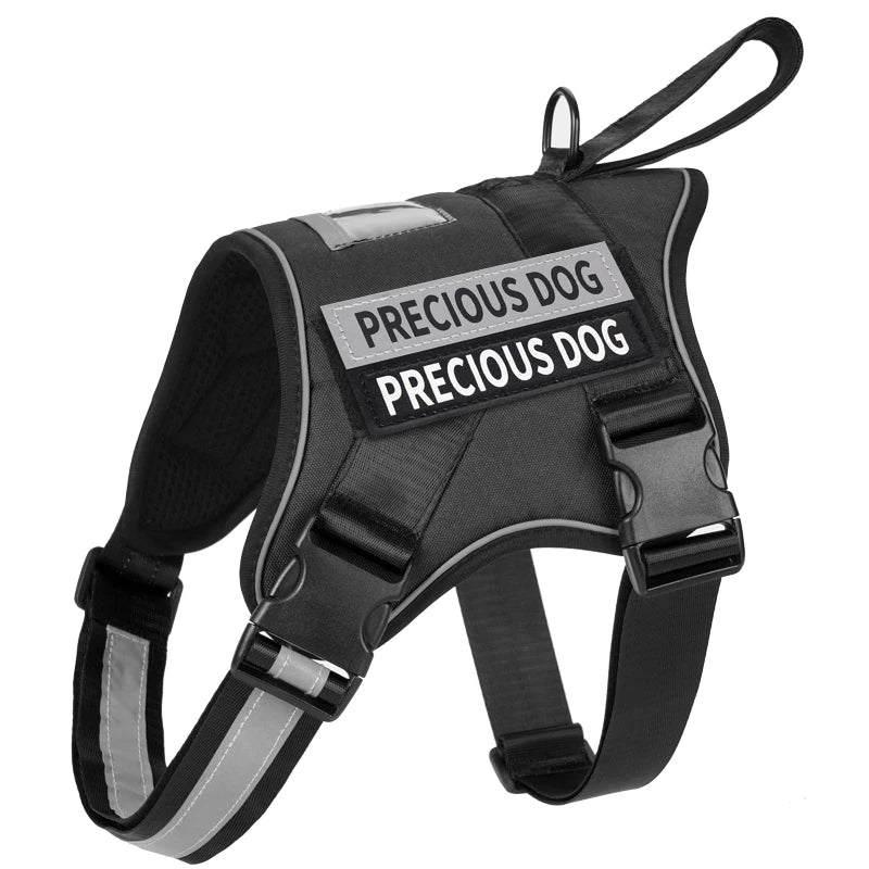 Harnais Réfléchissant Réglable pour Chien - Sans Traction