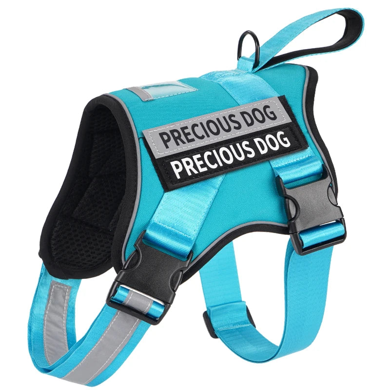 Harnais Réfléchissant Réglable pour Chien - Sans Traction