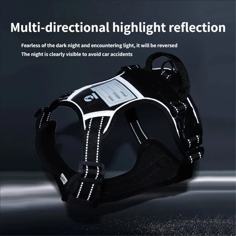 Harnais Type Veste pour Chien - Toutes Races, Résistant aux Chocs