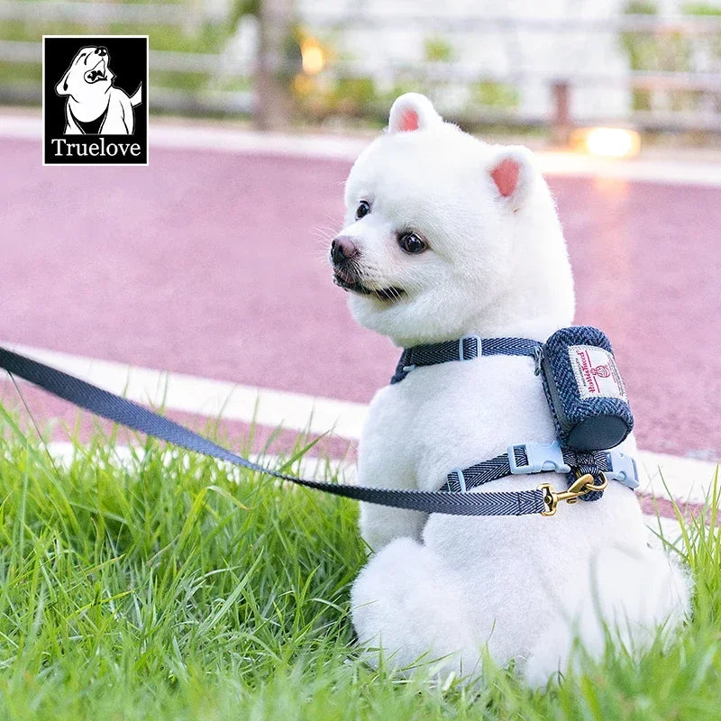 Harnais Tweed Sans Traction pour Chien - Style et Confort