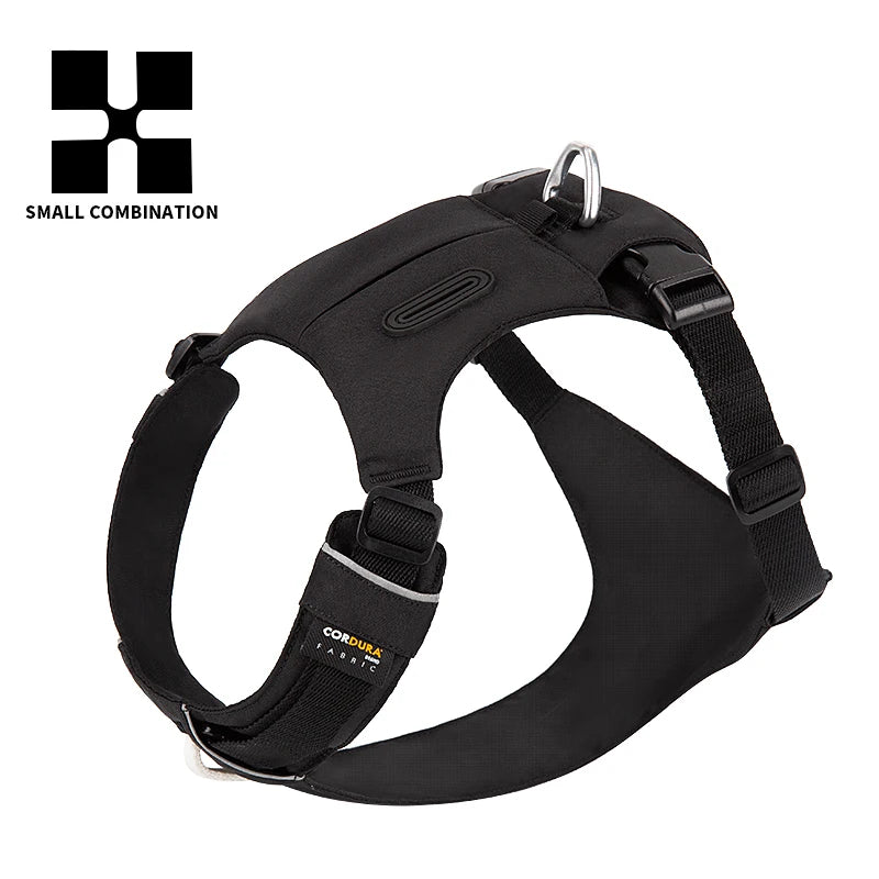 Harnais Sangle Nylon Réfléchissante pour Petit et Moyen Chien