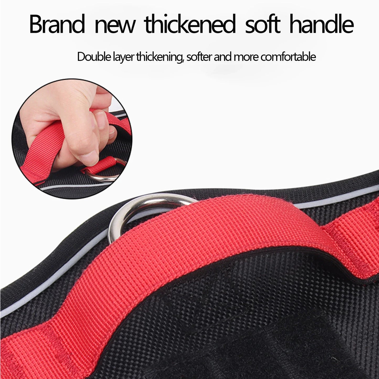 Harnais Tactique Oxford Imperméable pour Chien Moyen - Réfléchissant