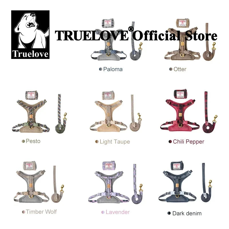 Harnais Tweed Sans Traction pour Chien - Style et Confort