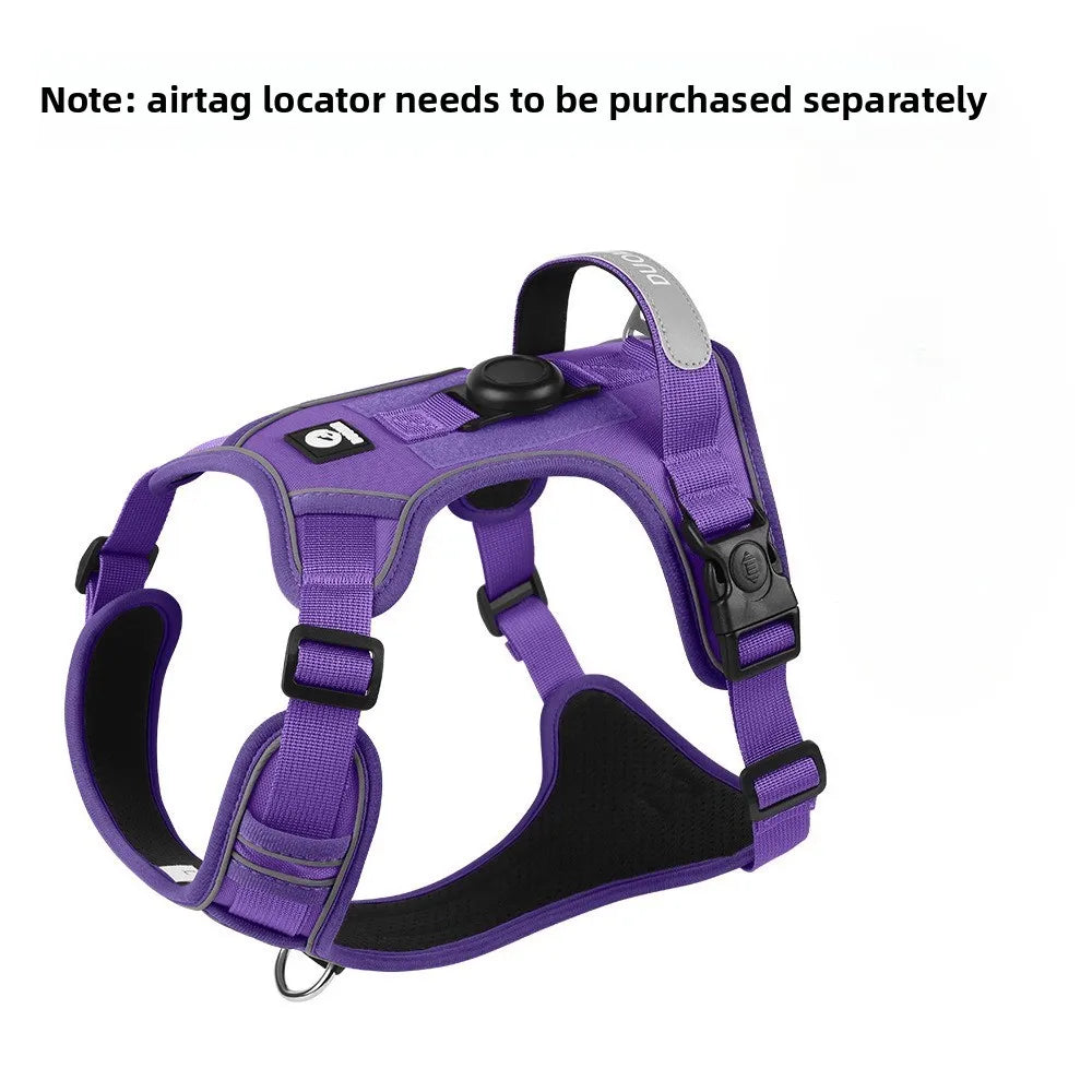 Harnais Compatible AirTag pour Petit Chien - Anti-Perte