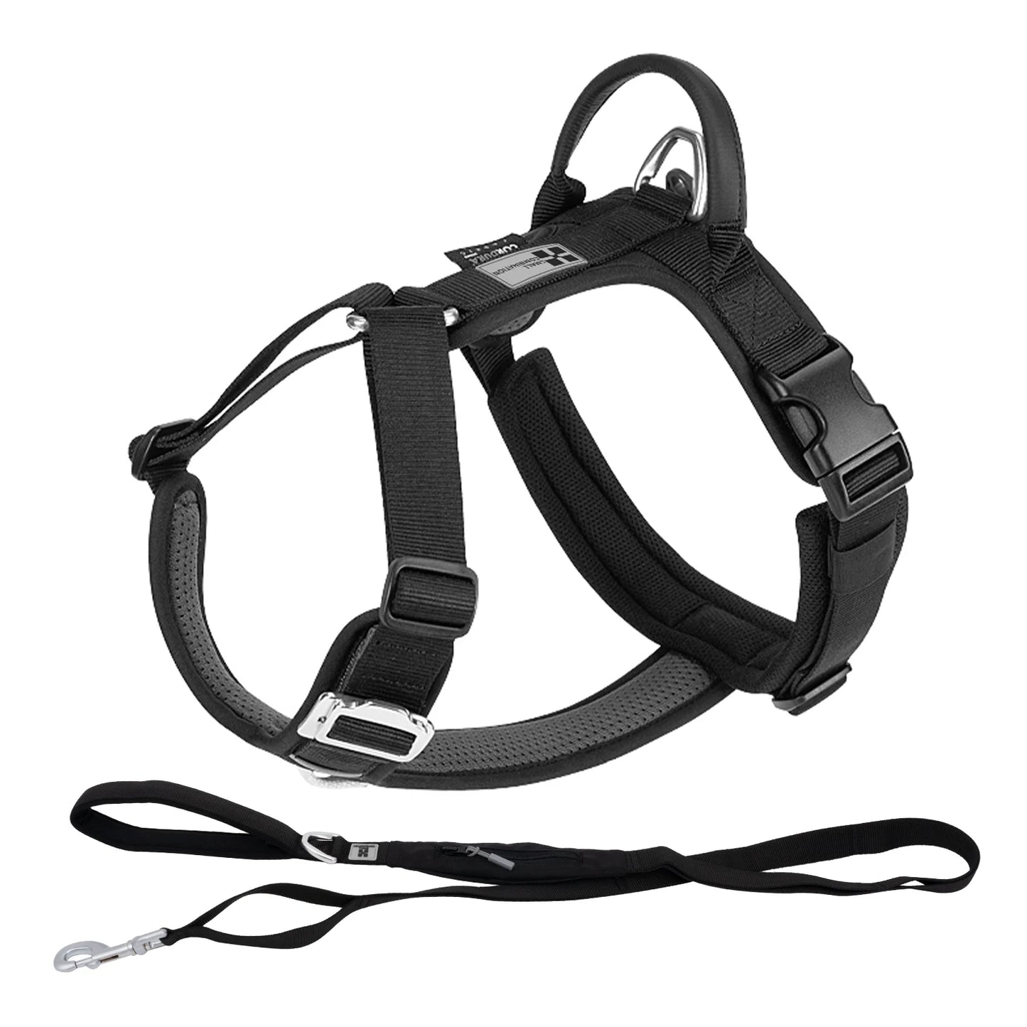Ensemble Harnais et Laisse Anti-Traction pour Grand Chien
