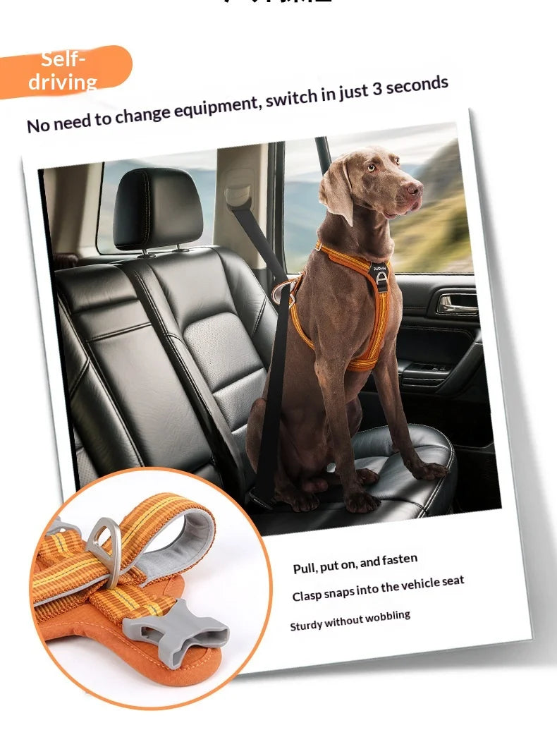 Harnais Anti-Traction Souple et Résistant pour Chien