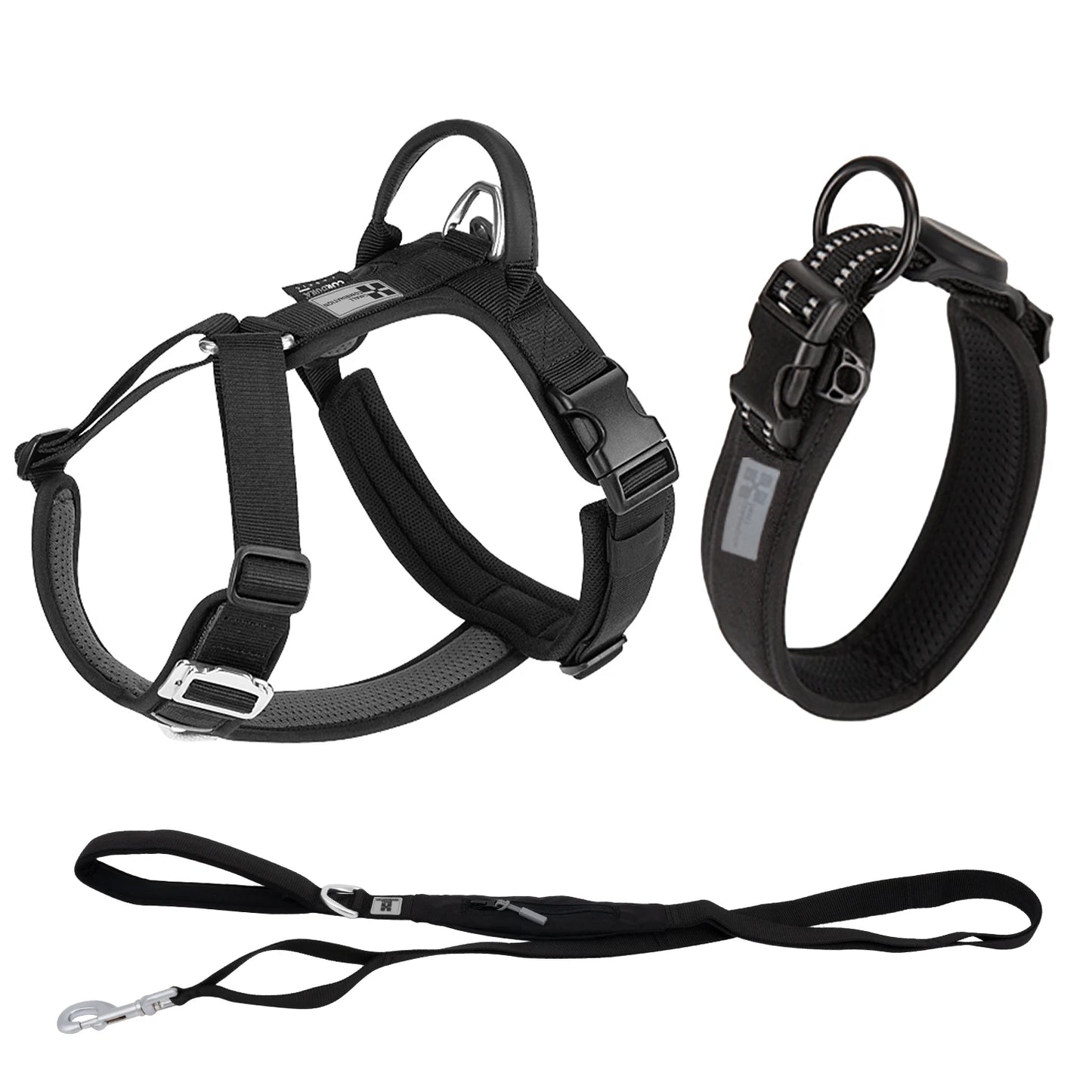 Ensemble Harnais et Laisse Anti-Traction pour Grand Chien