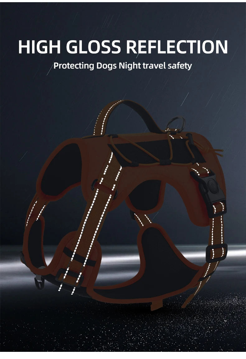 Harnais Multifonction en Nylon pour Chien - Toutes Tailles