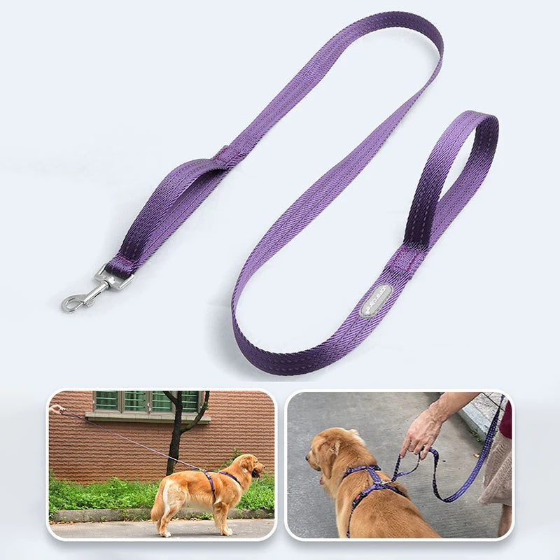 Harnais Anti-Évasion Type H pour Chien - Lavable, Réglable