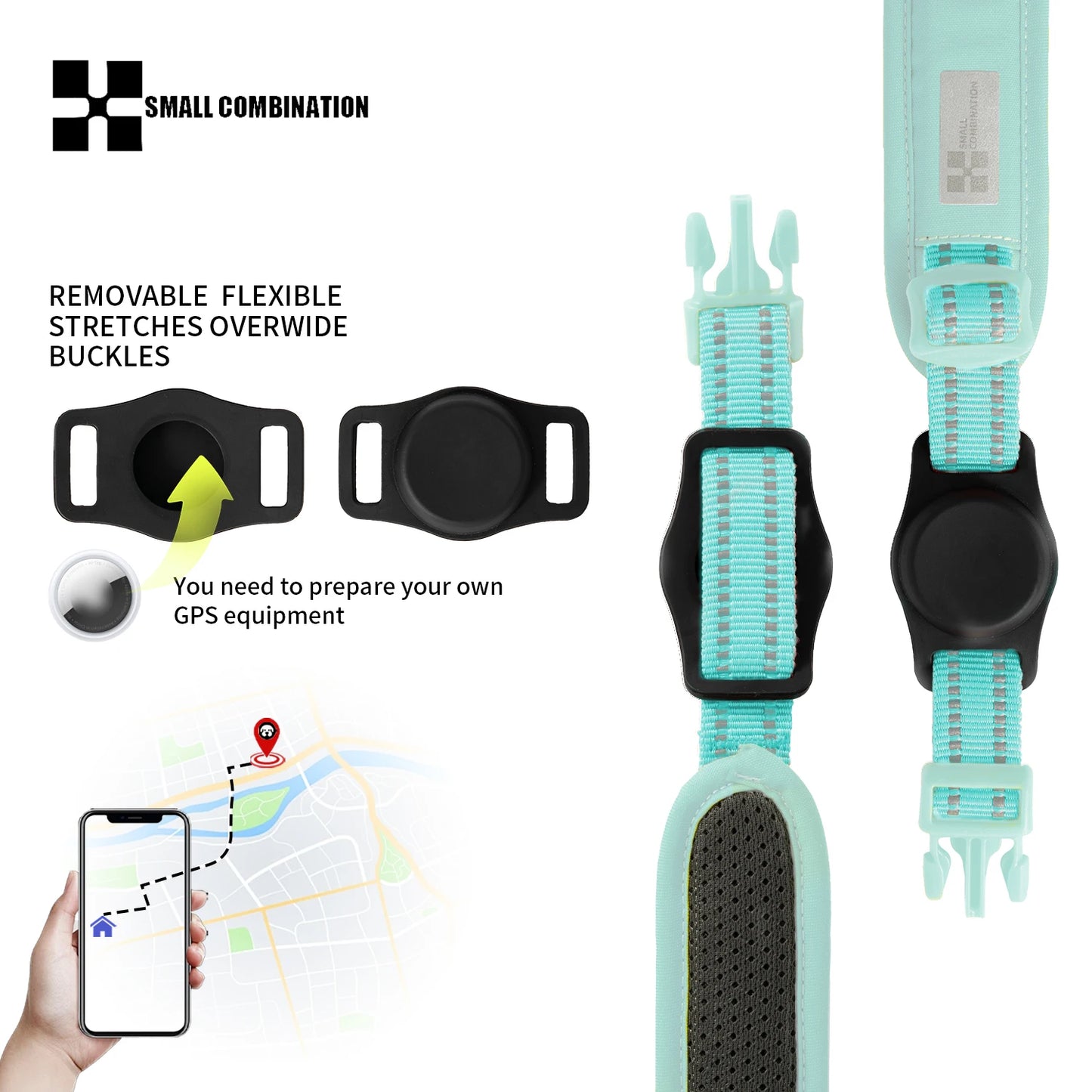 Ensemble Harnais et Laisse Anti-Traction pour Grand Chien