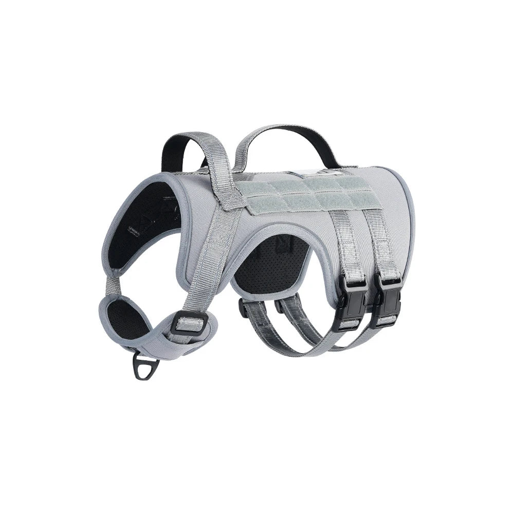 Harnais Tactique 3D Anti-Traction pour Chien Moyen/Grand - Réfléchissant