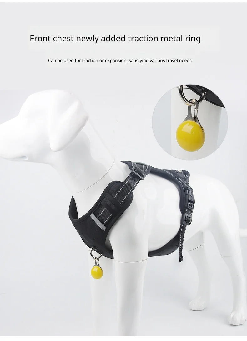 Harnais Type Veste pour Chien - Toutes Races, Résistant aux Chocs