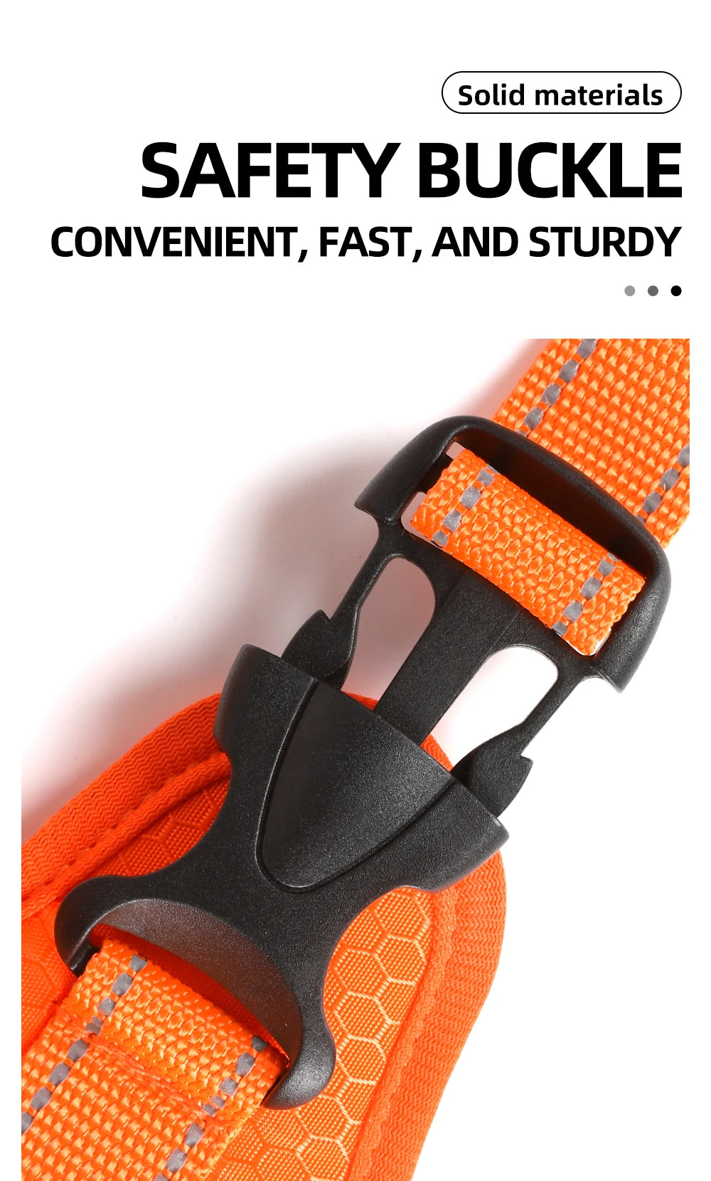 Harnais Réfléchissant Imperméable pour Chien Moyen/Grand - Doberman, Golden