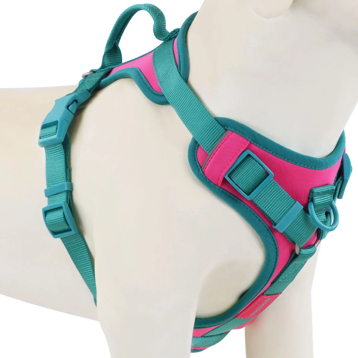 Harnais de Luxe Moyen Anti-Traction pour Chien - Personnalisé