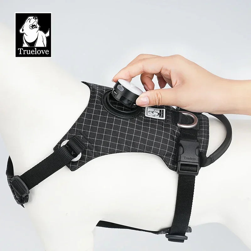 Harnais LED avec Support de Suivi - 19 Modes, Chien et Chat