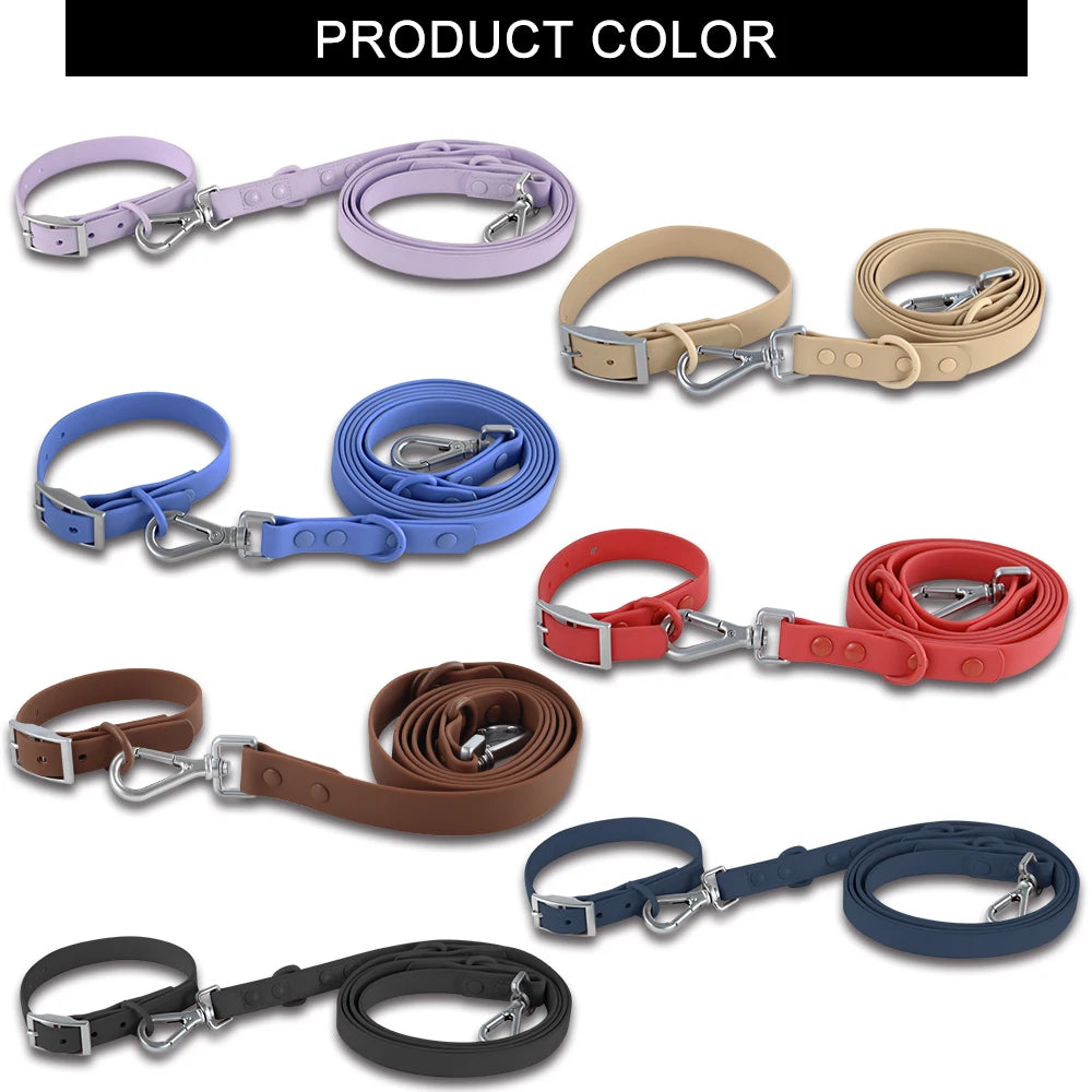 Harnais et Laisse Double en PVC pour Chien - Confortable, Respirant