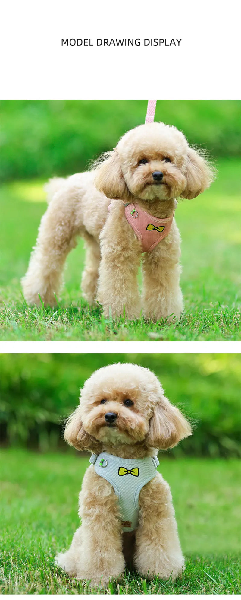 Harnais Anti-Traction Réfléchissant pour Chien Moyen/Grand - Nylon Respirant