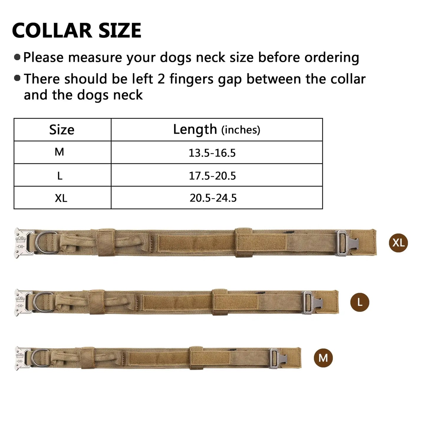 Harnais MOLLE avec Collier et Laisse pour Berger Allemand