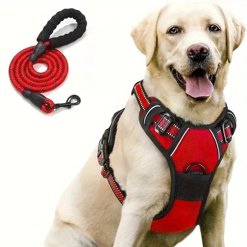 Ensemble Harnais et Sac à Dos JOYTALE Réfléchissant pour Chien