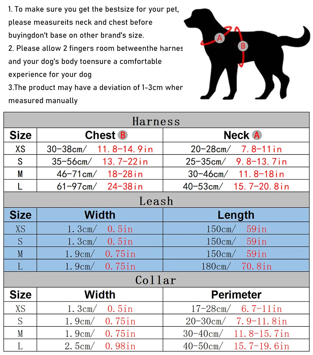 Harnais et Laisse Double en PVC pour Chien - Confortable, Respirant