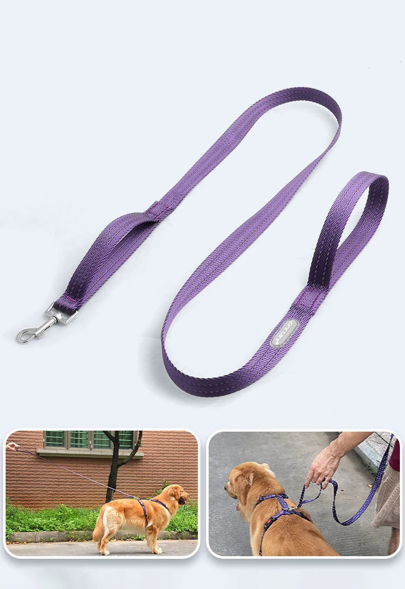 Harnais Anti-Évasion Type H pour Chien - Lavable, Réglable