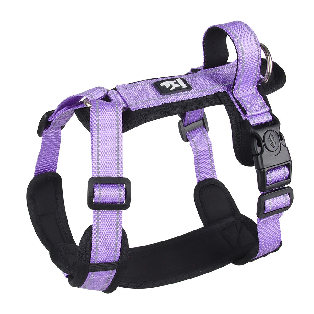 Harnais Gilet Rembourré Sans Traction pour Petit et Moyen Chien