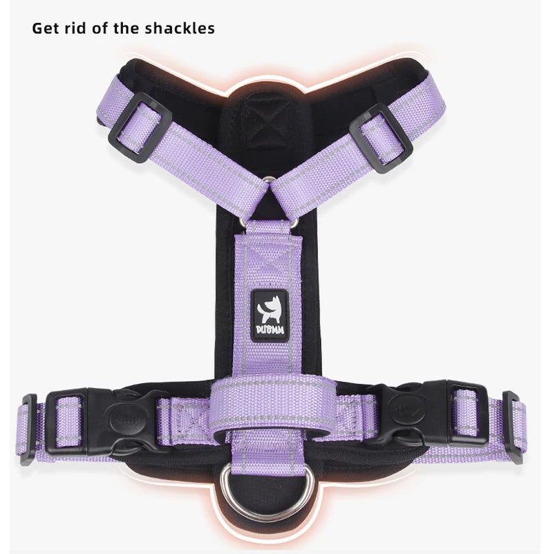 Harnais Gilet Rembourré Sans Traction pour Petit et Moyen Chien - Nouvelle Collection