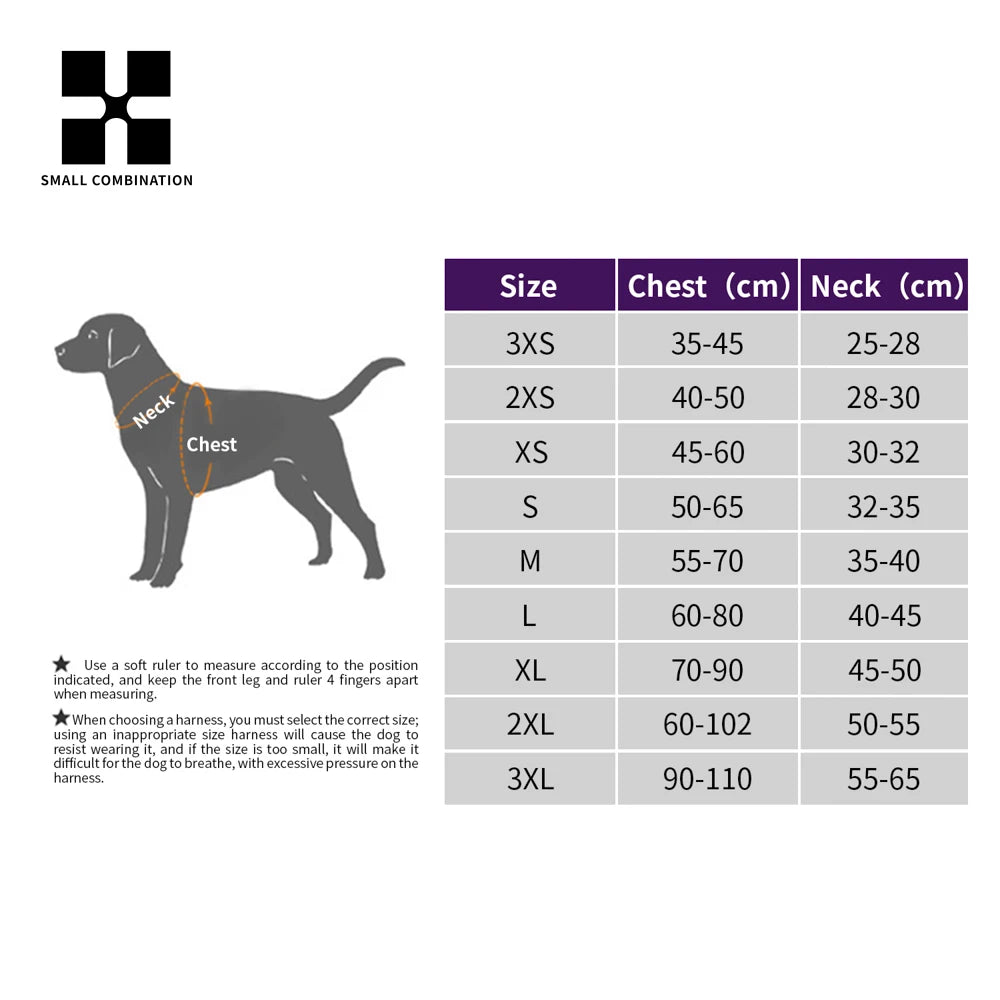 Harnais PEQUE Sans Traction - Petit, Moyen et Grand Chien