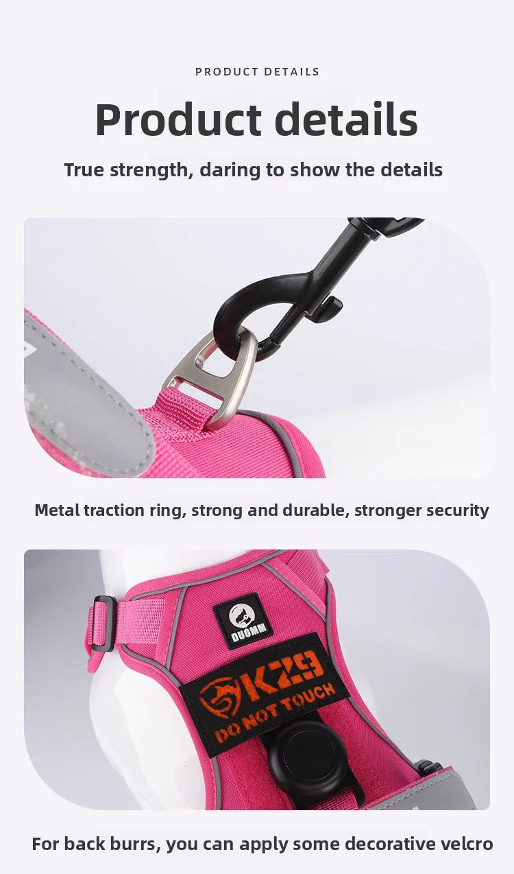 Harnais Compatible AirTag pour Petit Chien - Anti-Perte