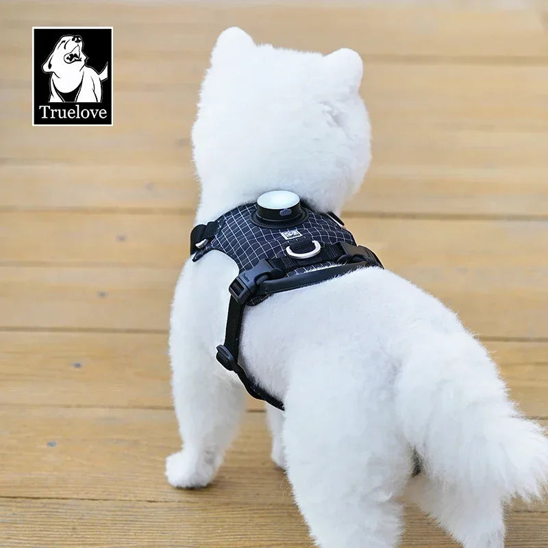 Harnais LED avec Support de Suivi - 19 Modes, Chien et Chat