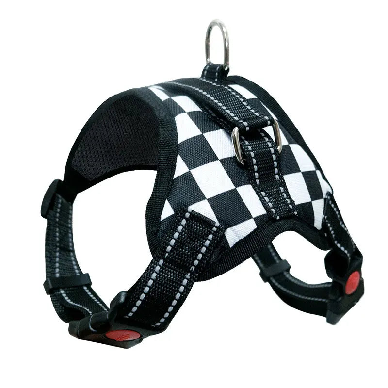 Harnais Nylon Robuste pour Chien - Réglable, Extra Large