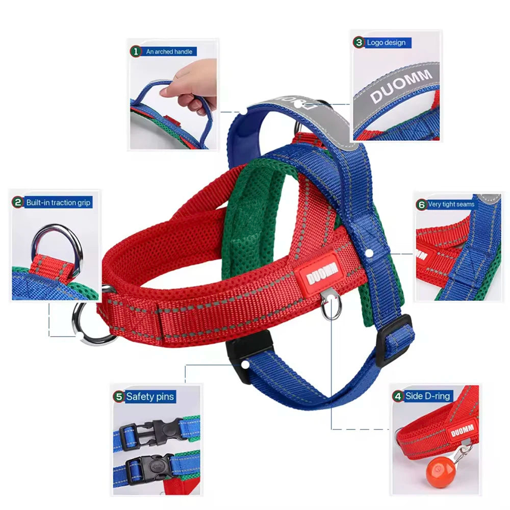 Harnais à la Mode Style Selle pour Chien - Toutes Tailles
