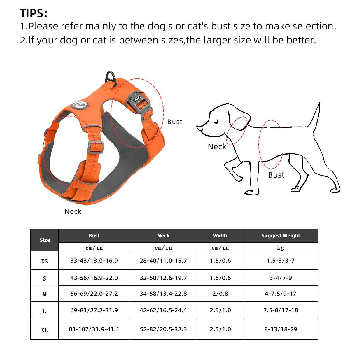 Harnais de Sécurité Anti-Traction pour Chien - Solide et Réglable