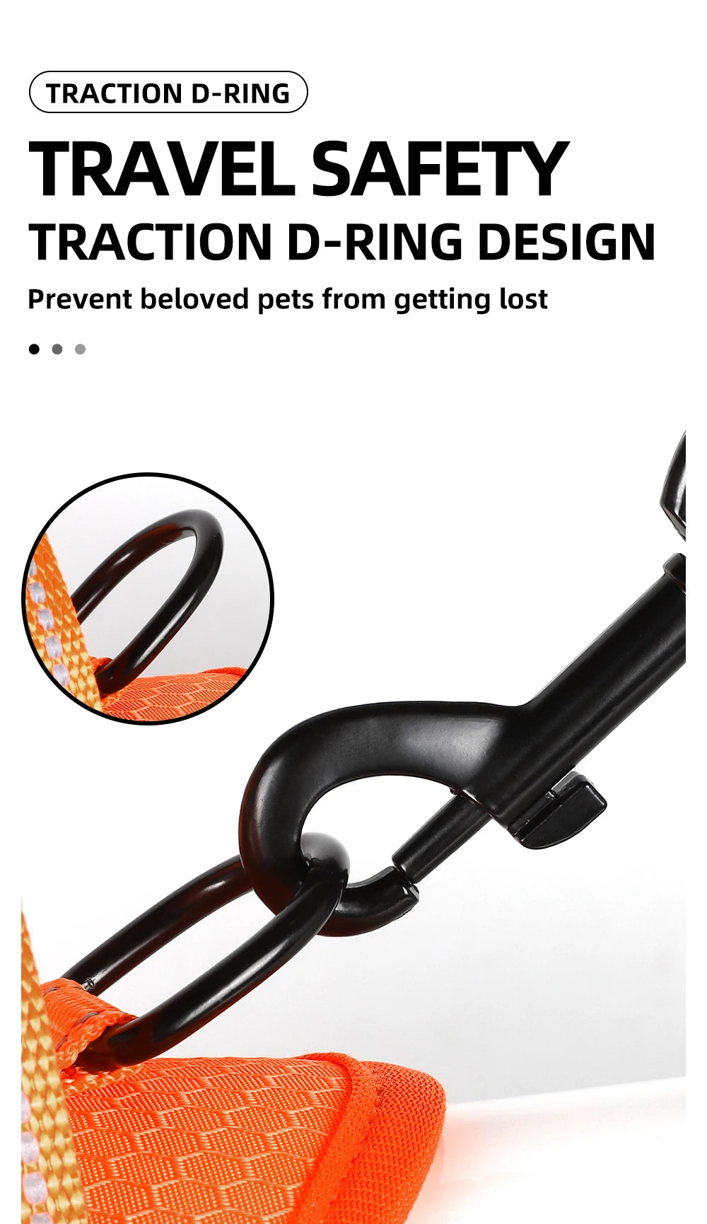 Harnais Réfléchissant Imperméable pour Chien Moyen/Grand - Doberman, Golden