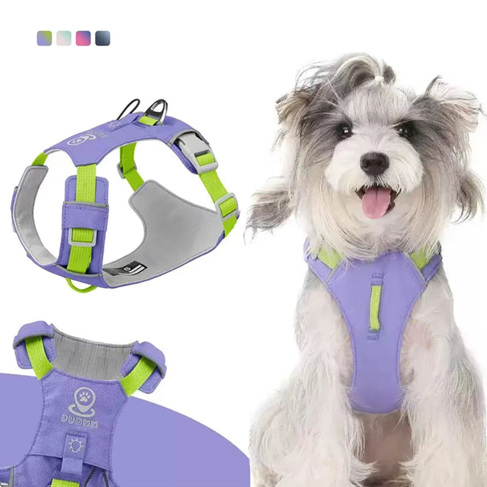 Harnais Léger Souple Réfléchissant pour Chien et Chat