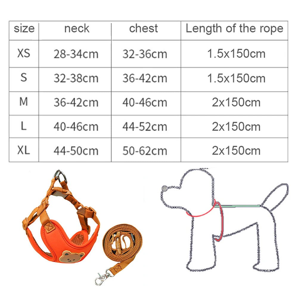 Harnais Anti-Traction Rembourré pour Chien - Confortable, Réfléchissant