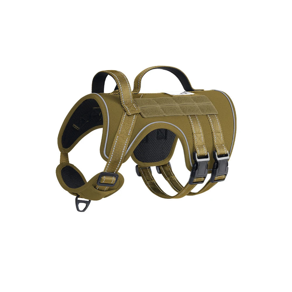 Harnais Tactique 3D Anti-Traction pour Chien Moyen/Grand - Réfléchissant