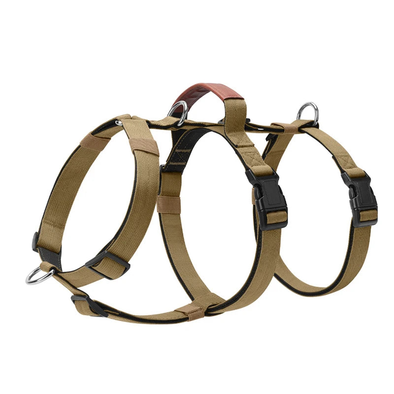 Harnais Anti-Traction Nylon pour Grand Chien - Entraînement