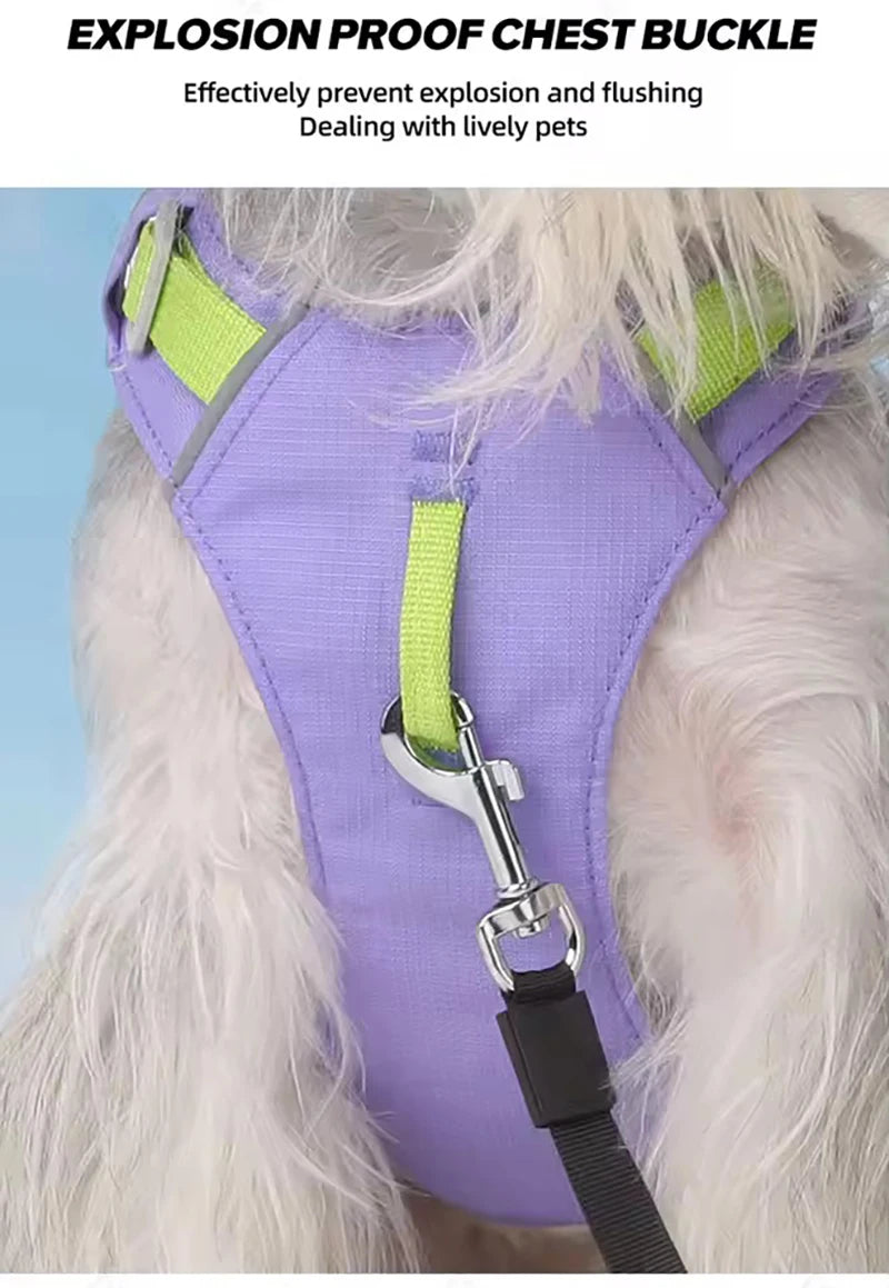 Harnais Léger Souple Réfléchissant pour Chien et Chat